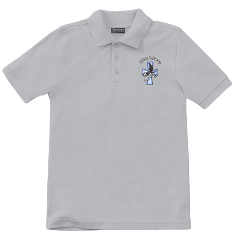 Salem Lutheran School Pique Polo - Grey