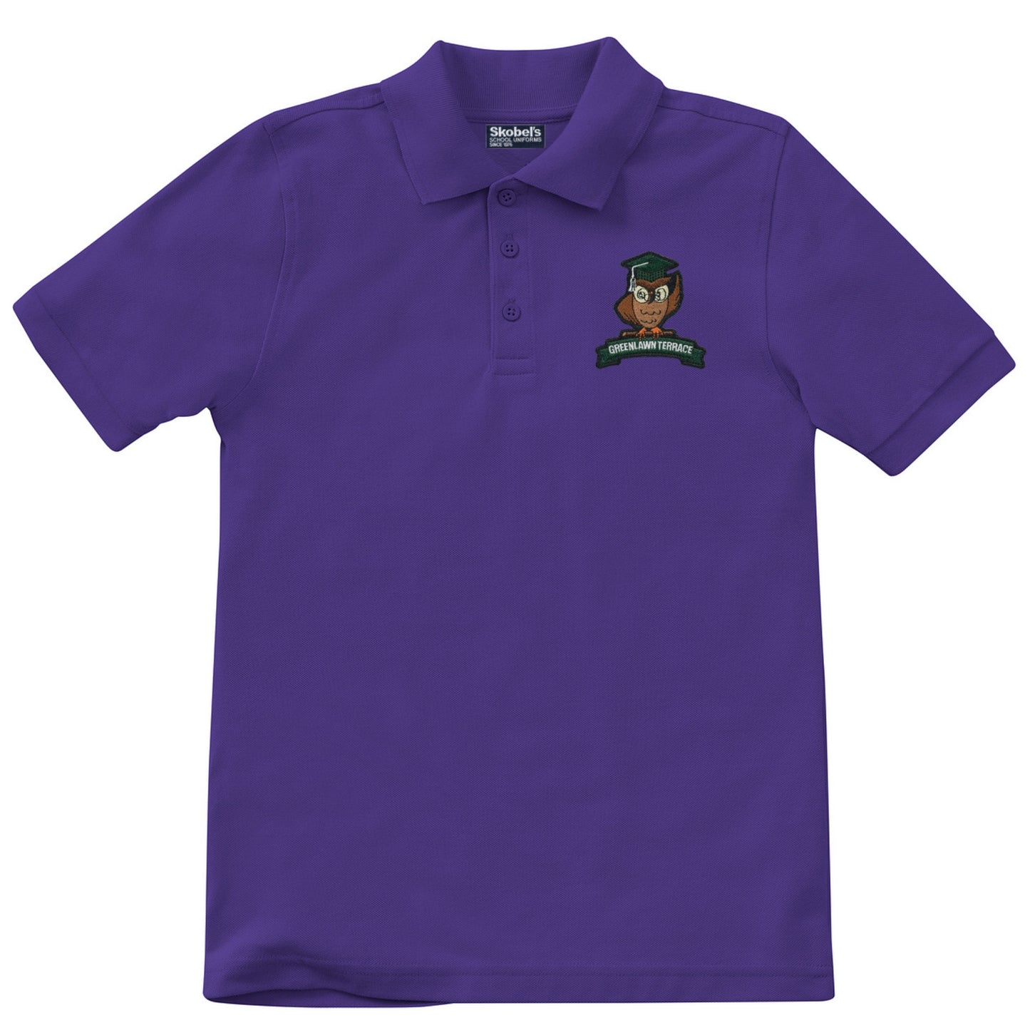 Greenlawn Terrace Polo - Purple - PreK-K