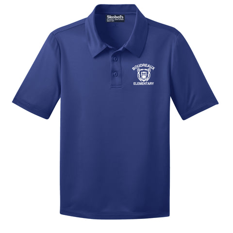 Boudreaux Dryfit Polo - Royal -  6th-7th Grade