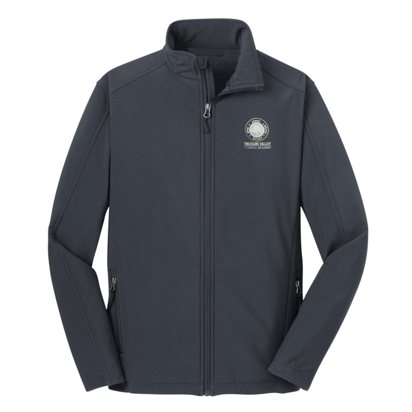 Treasure Valley Classical Academy Softshell Jacket - Charcoal