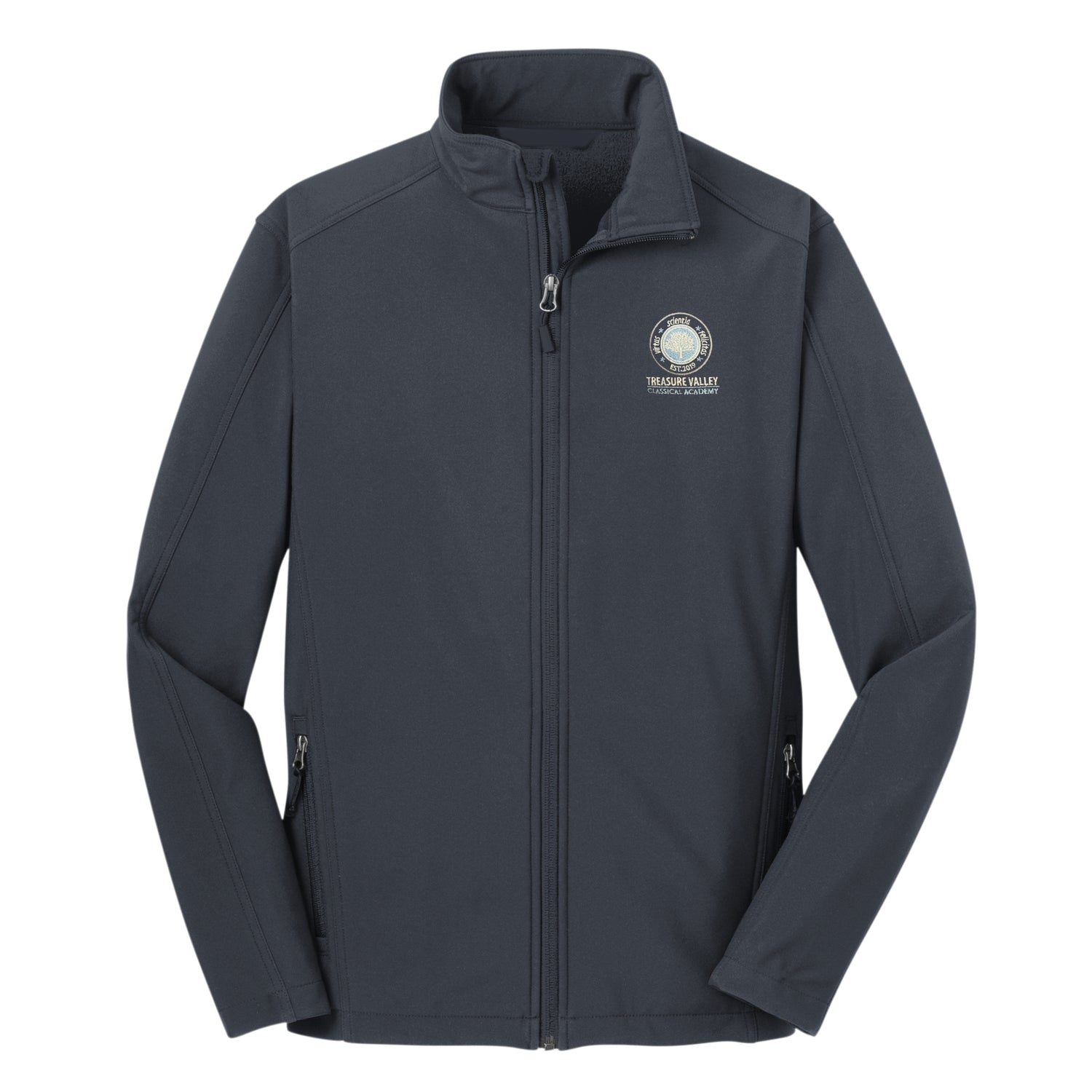 Treasure Valley Classical Academy Softshell Jacket - Charcoal