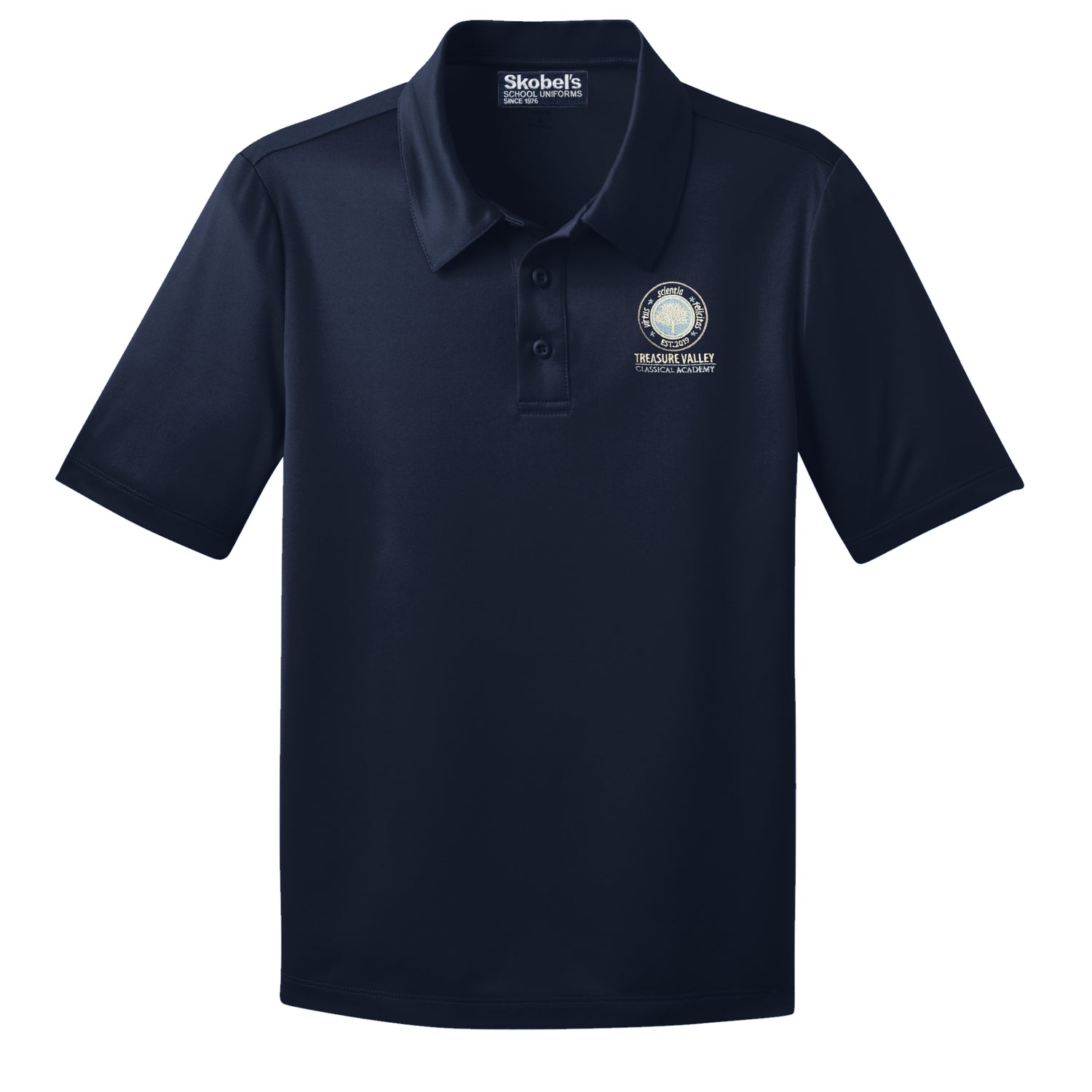 Treasure Valley Classical Academy Dryfit Polo - Navy