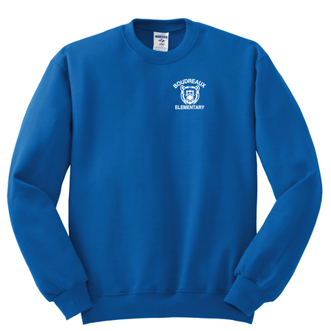 Boudreaux Crew Sweatshirt - Royal Blue - 6th-7th