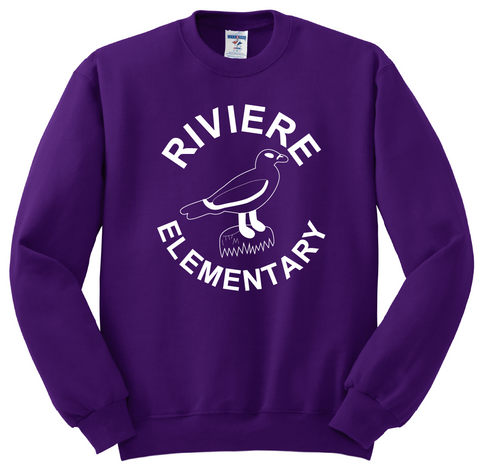 Marie Riviere Elementary Crew Sweatshirt - Purple - Pre-K-K