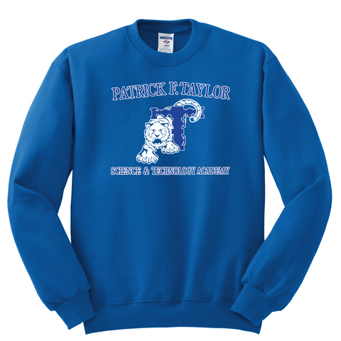Patrick Taylor Full Chest Crew Sweatshirt - Royal Blue - All Grades
