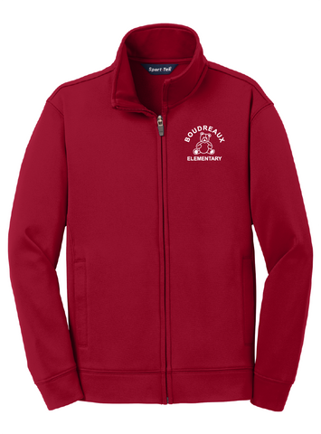 Boudreaux Elementary Light Jacket - Red - All Grades