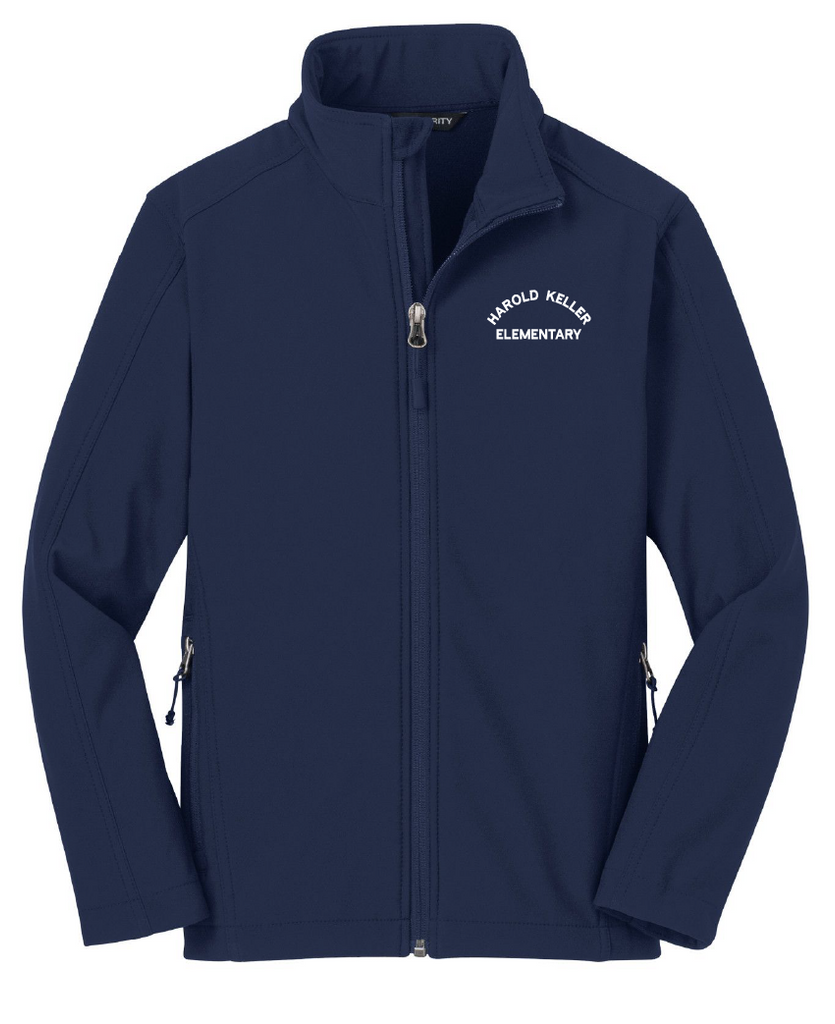 Harold Keller Elementary Softshell Jacket - Navy - All Grades – Skobel ...