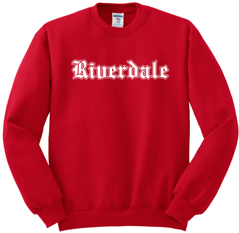 Riverdale High Crew Sweatshirt - Red - All Grades