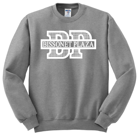 Bissonet Plaza Elementary Crew Sweatshirt - Grey - All Grades