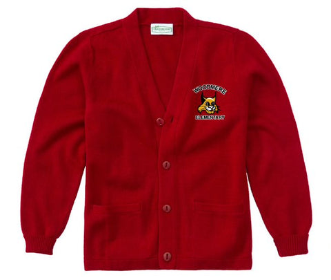 Woodmere Cardigan - Red - All Grades