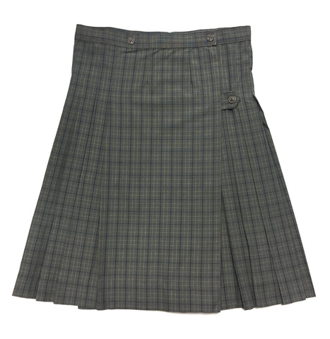 Classic Pleated Skirt - Earl Grey Plaid