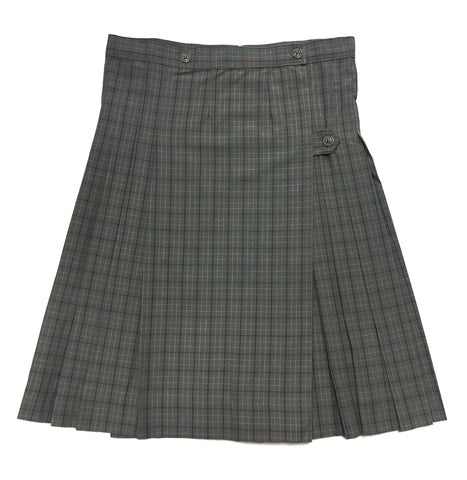 Grey plaid skirt sales target