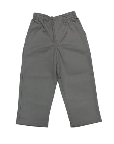 St. Cletus Pre-K Boys Grey Pull On Pants
