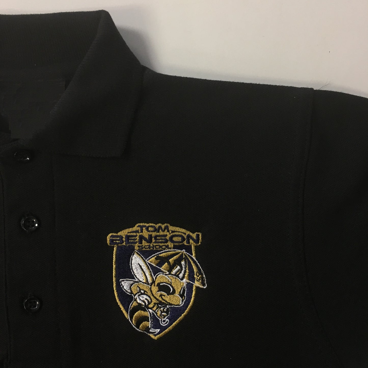 Tom Benson Black Polo