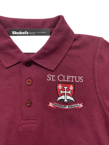 St. Cletus Maroon Polo