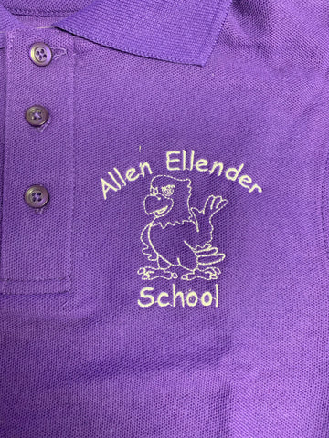 Allen Ellender Polo - Purple - PreK-K