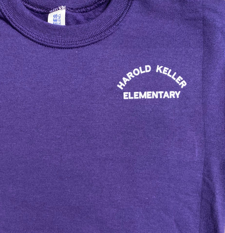 Harold Keller Elementary Crew Sweatshirt - Purple - Pre-K-K
