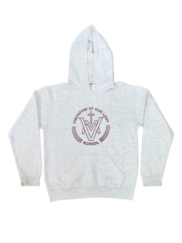Visitation of Our Lady Grey Hooded Sweatshirt