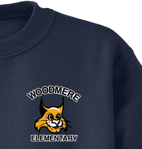 Woodmere Crew Sweatshirt - Navy - All Grades
