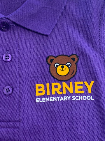 Alice Birney Elementary Polo - Purple - PreK-K