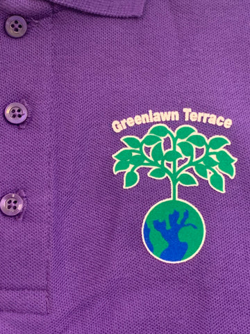 Greenlawn Terrace Polo - Purple - PreK-K