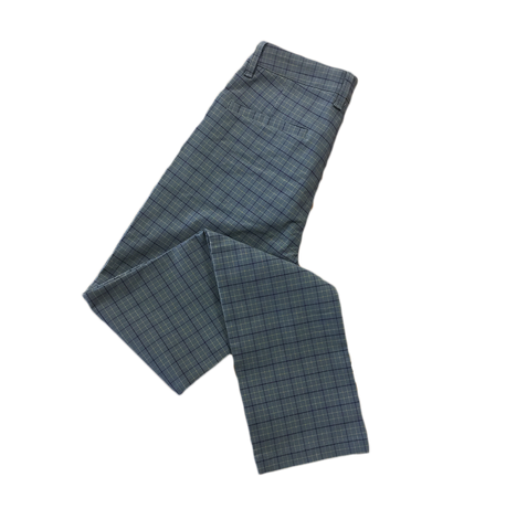 Skobel's Female Grey Plaid Stretch Pants